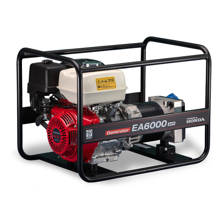 Agregat prądotwórczy jednofazowy Honda EA6000 AVR – 6,0 kW, 67,4 kg – silnik GX390 + OLEJ GRATIS